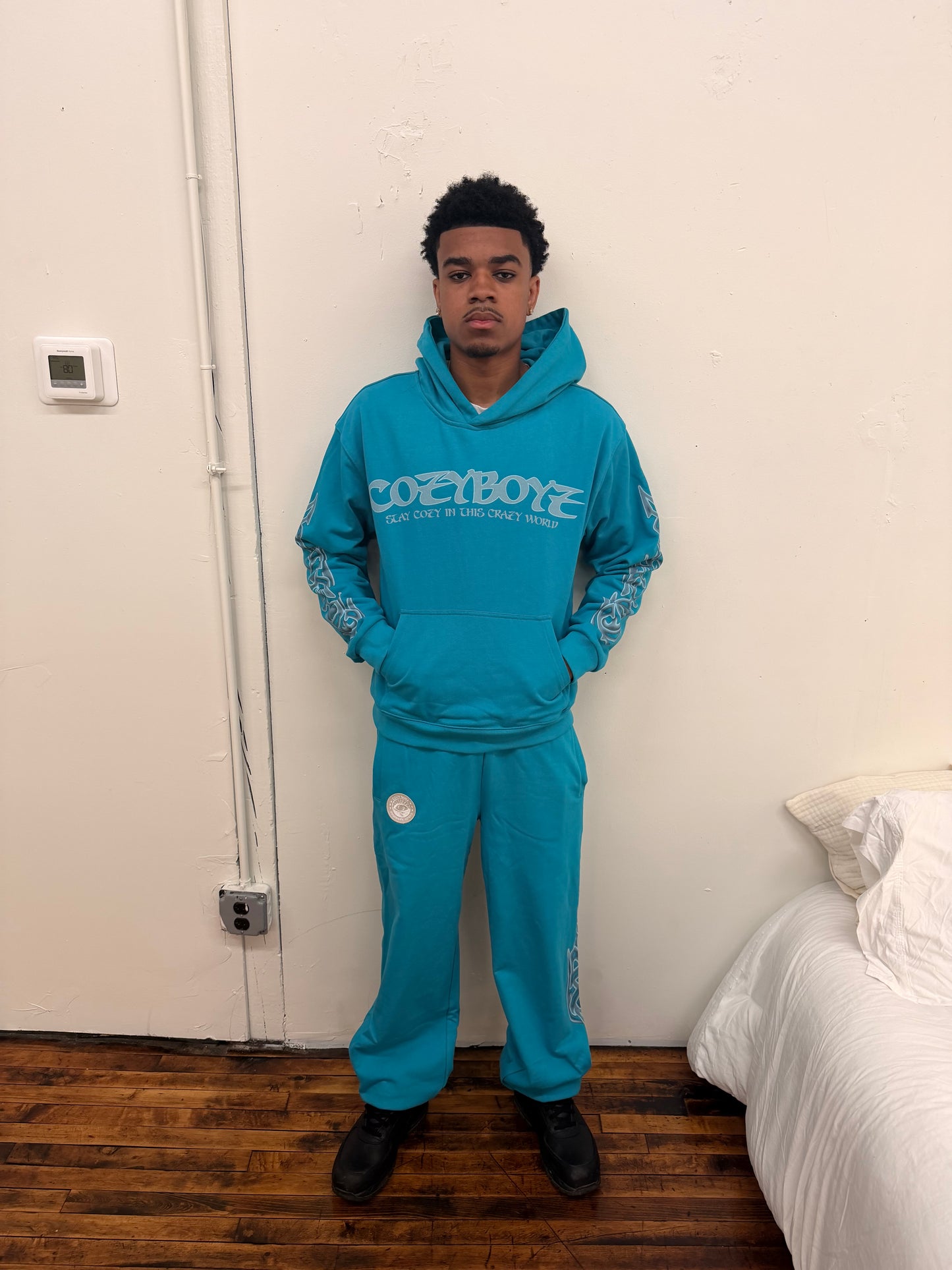 Cozyboyz blue sweatsuit