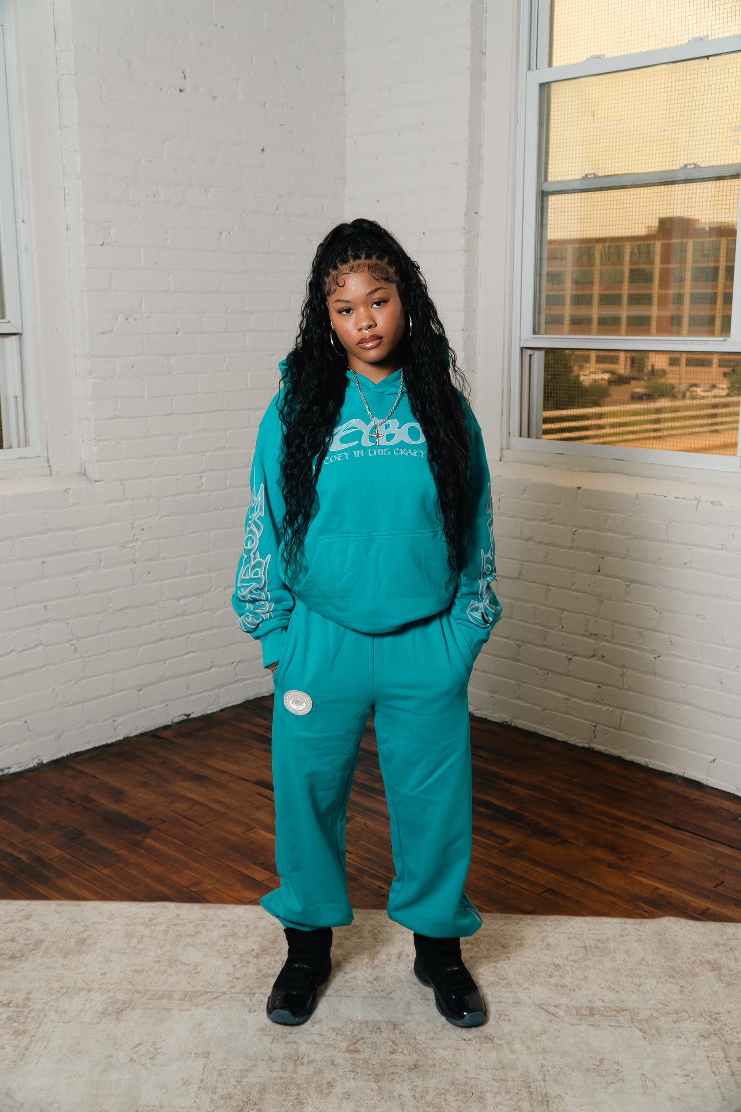 Cozyboyz blue sweatsuit